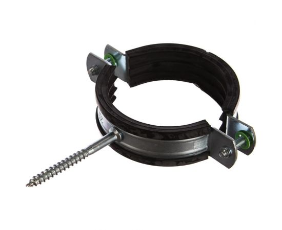 Трубный оцинкованный хомут Зубр с шурупом, 2 1/2 37854-73-82-1 