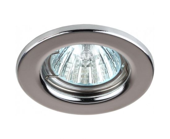 Штампованный светильник ЭРА ST1 CH MR16,12V/220V, 50W хром C0043799 