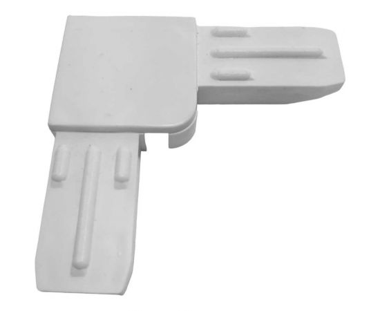 Уголок для профиля москитной сетки ООО ""Полимер-Фарм"" белый, 25 мм 4687202531233 