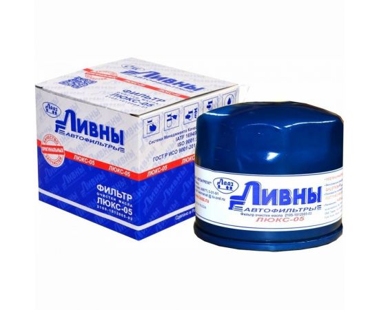 Фильтр масляный ЛЮКС для ВАЗ/LADA/Chevrolet Ливны 2105-1012005-03 