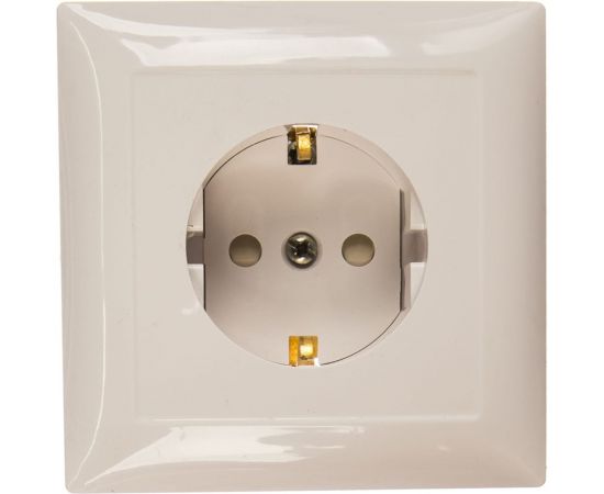 Розетка Кунцево-Электро СЕЛЕНА скрытой установки, одноместная РС 16-400 8121 