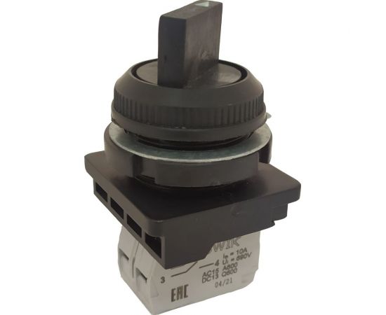 Переключатель Briswik ПЕ 011/2 черный IP40 УХЛ3 10А 1но 1нз aS-VB-0Ai-0121 