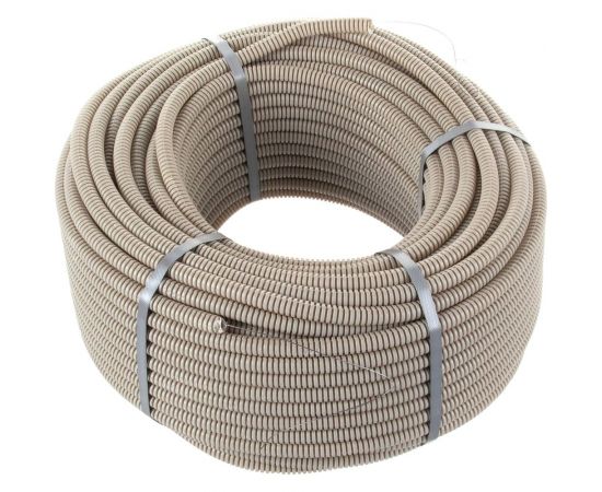 Гофрированная труба ЭРА ПВХ серый ЭКО d 16мм с зонд. легкая 100м Б0036838 – изображение 2