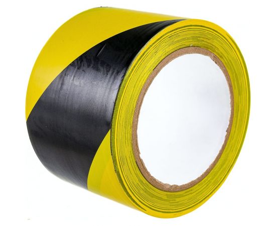 Лента ПВХ для разметки Mehlhose GmbH толщина 150 мкм цвет желто-черный KMSW07533 – изображение 2