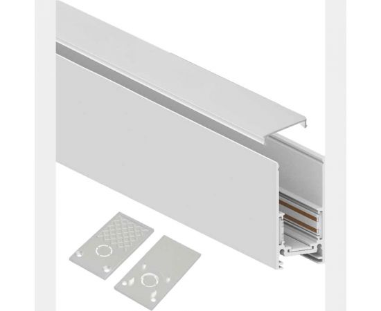 Шинопровод для низковольтных трековых светильников FERON белый, 1м, CABM1000, 41960 – изображение 2