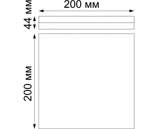 Накладной влагозащищенный светильник NOVOTECH LED 15W PANDORA 358687 – изображение 2