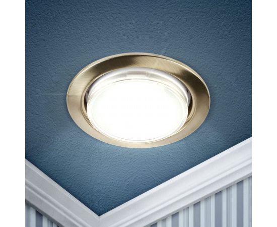 Светильник ЭРА KL35 SB/1 под лампу Gx53, 220V, 13W, бронза, Б0048951 – изображение 2