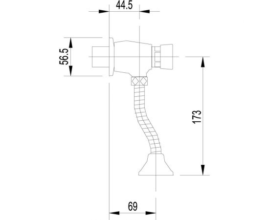 Смывное устройство для писсуара Lemark Project LM4612C – изображение 2