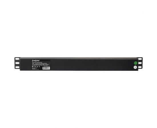 Блок розеток ExeGate ServerPro PDU-19H602 Al-6S-EU2CU, 19, 1U, алюминий, 6Schuko, евровилка, 2м 280827 – изображение 2