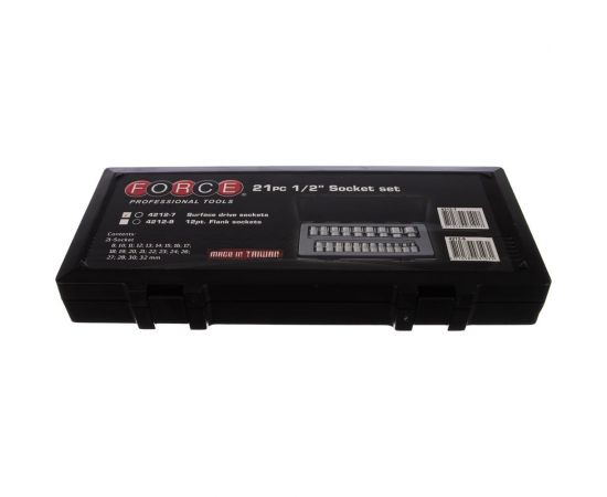 Набор головок с УПК 1/2" 21 шт. FORCE 4212-7 – изображение 3