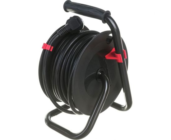 Удлинитель на катушке Smartbuy 4 гнезда, 10м с заземлением и предохранителем ПВС 3х1,5 16А/3,5кВт – изображение 3