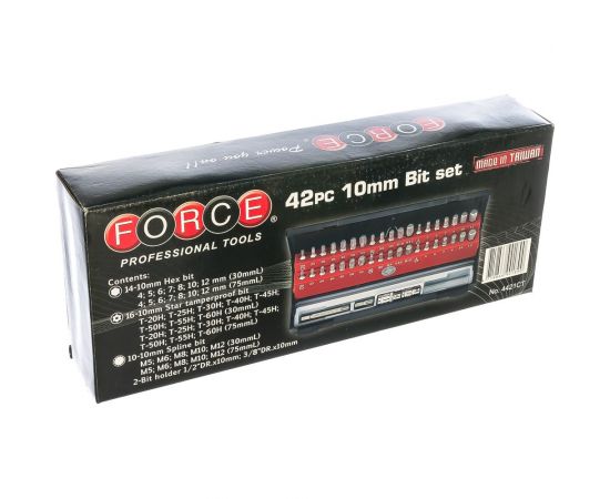 Набор бит шестигранник, Torx FORCE 4421C – изображение 3