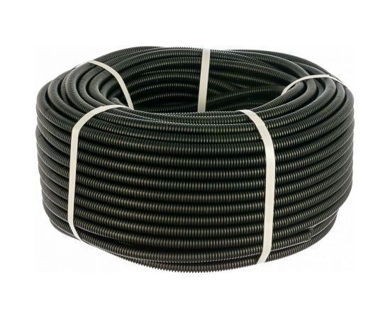 Строительная легкая гофротруба ПНД УРАЛ ПАК 25 мм 50м с протяжкой черная ГФ-1102025-050 – изображение 4