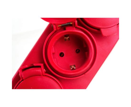 Силовой удлинитель с крышками TDM Уз16-05В IP44, выключатель, 5 мест/5м, ПВС 3х1,0 SQ1302-0016 – изображение 4