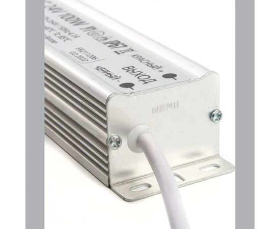 Электронный трансформатор для светодиодной ленты FERON 100W 24V (драйвер), LB007, 48059 – изображение 4
