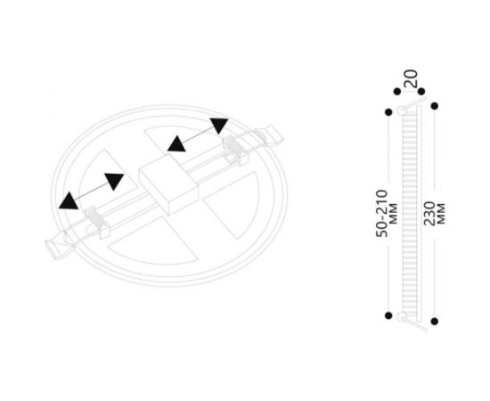 Потолочный светильник Arte Lamp A7976PL-1WH – изображение 5