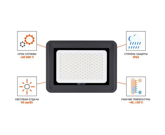 Светодиодный прожектор Wolta WFL-150W\/06 WFL-150W/06 – изображение 6