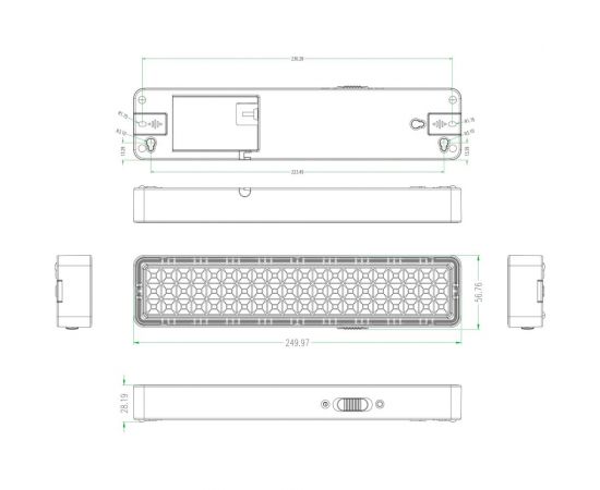 Аварийный светодиодный светильник ЭРА, DBA103020, непостоянный, 60LED, 5ч, Б0044396 – изображение 10