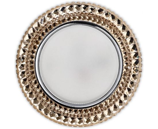 Встраиваемый светильник Smartbuy под лампу GX53 с LED подсветкой шампань SBL-071CHM-GX53 