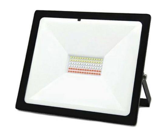 Светодиодный прожектор REXANT с пультом 50 Вт, свечение мультиколор RGB 605-013 