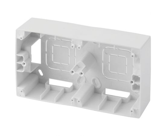 Коробка накладного монтажа ЭРА 12-6102-01 2 поста, Эра 12, белый Б0043170 