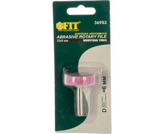 Шарошка абразивная по металлу (32х8 мм) FIT IT 36953 