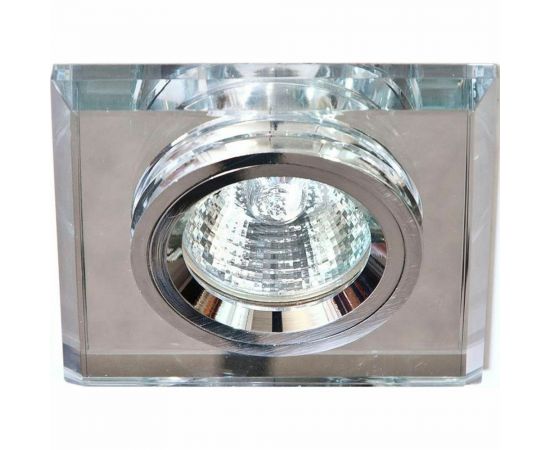 Светильник FERON ИВО-50w 12в, G5.3, серебро с/с серебро 19719 