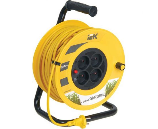 Удлинитель на катушке с термозащитой 4х30м УК30 2х0.75 IEK Garden WKP23-06-04-30 277732 