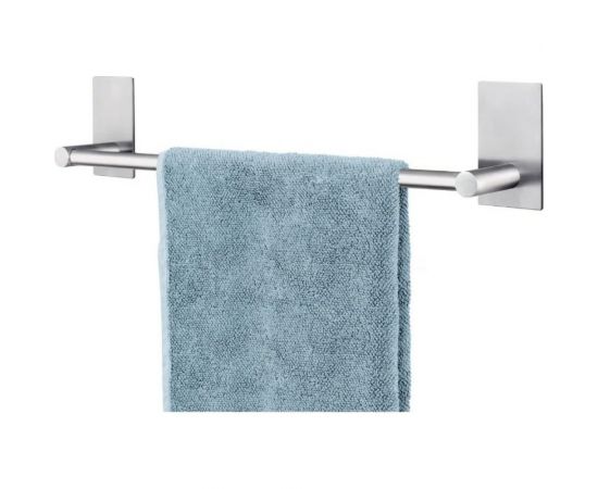 Планка для полотенец Tatkraft John Self адгезивная, L40xH8xW6 cм, выдерживает до 5 кг 11328 