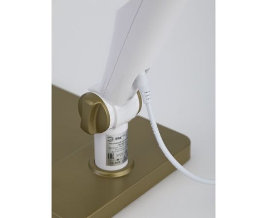 Настольный светодиодный светильник ЭРА NLED-497-12W-G на струбцине и с основанием, золото Б0052773 – изображение 11