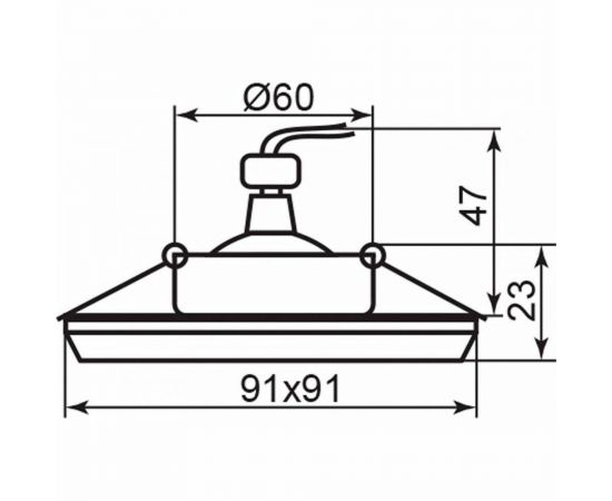 Светильник FERON ИВО-50w 12в, G5.3, серебро с/с серебро 19719 – изображение 2