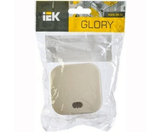 Выключатель IEK ВС20-1-0-ХД 1-клавишный с индикацией открытой установки 10А GLORY крем. EVH11-K33-10 – изображение 2