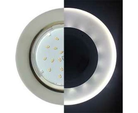 Светильник Ecola GX53 H4 LD5310 Glass стекло, круг, подсветка хром - матовый 38x126 SL53RNECH – изображение 2