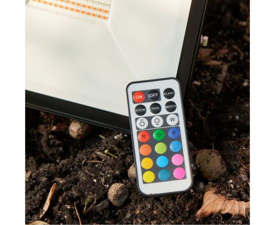 Светодиодный прожектор REXANT с пультом 50 Вт, свечение мультиколор RGB 605-013 – изображение 2