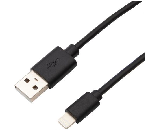 Кабель USB - Lightning REXANT 2 А, 1 м, для iPhone черный 18-7050 – изображение 2