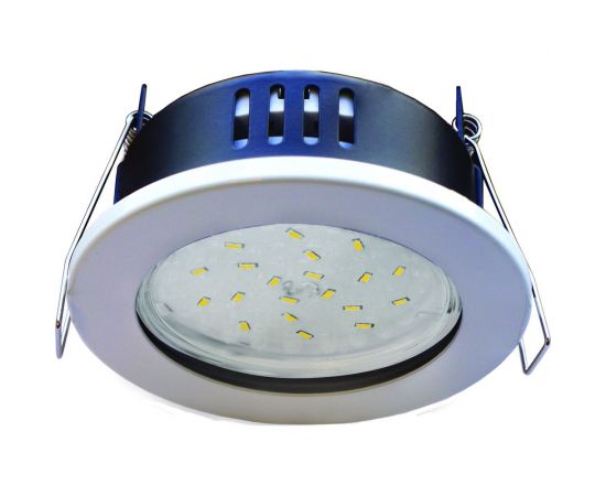 Встраиваемый светильник Ecola GX53 H9 защищенный IP65 без рефлектора, белый 98х55 FW5365ECB – изображение 2