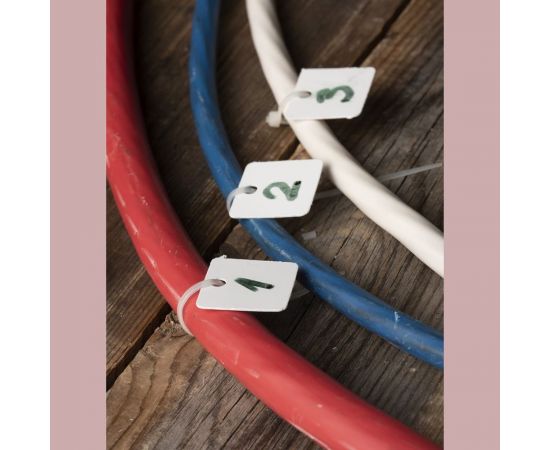 Кабельная маркировочная бирка EKF У-153, малый квадрат (250шт) PROxima mt-153-ss – изображение 2