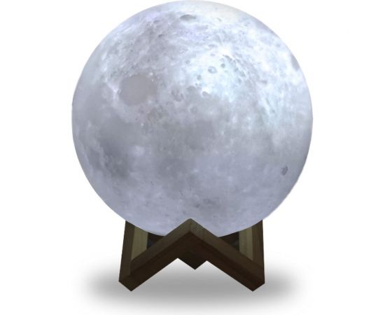 Настольный светильник Gauss NN001 3D Луна 1W 5V Li-ion 450mA D10см белый LED 1/6/24 – изображение 2