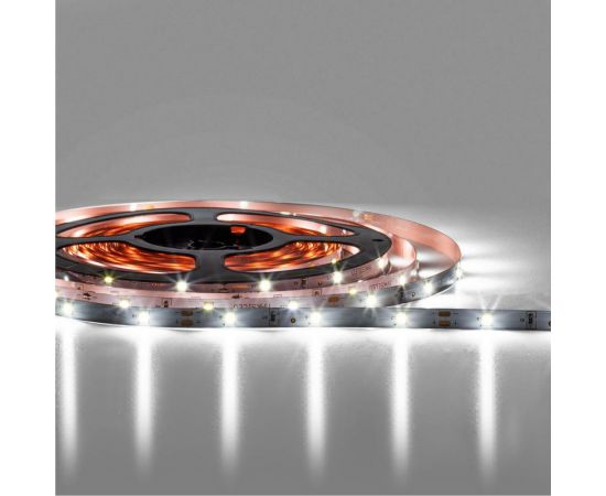 Светодиодная лента MAKSILED 12В, 30д/м, 7.2Вт/м, IP20, 750лм/м, 6500K, 10м ML-R30-2835-CW-S(10m) ML-R30-2835-CW-S(10m) – изображение 3