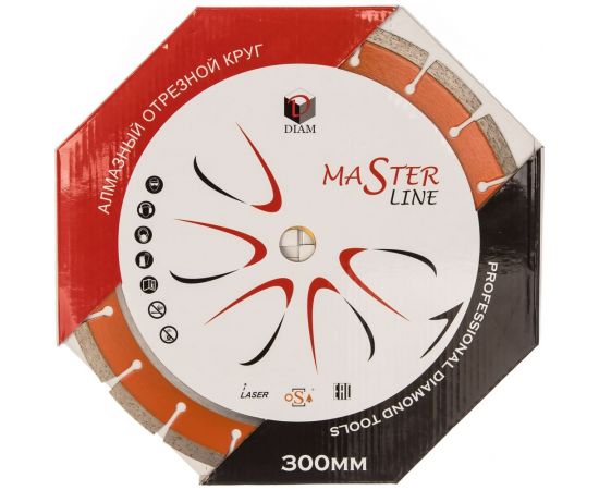 Круг отрезной универсальный Master Line (300х2.8х10х32/25.4 мм) Diam 000530 – изображение 3