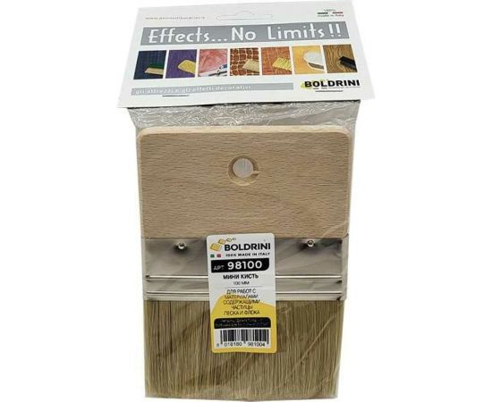 Мини-кисть с натуральной щетиной Boldrini, 100 мм, 98100 – изображение 3