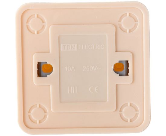 Двухклавишный выключатель TDM открытой установки, слоновая кость Ладога TDM SQ1801-0004 – изображение 3