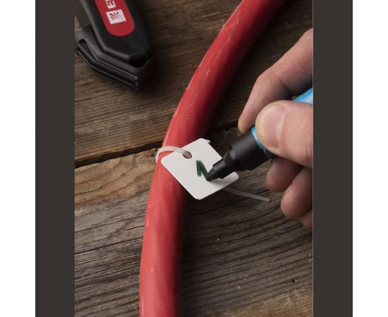 Кабельная маркировочная бирка EKF У-153, малый квадрат (250шт) PROxima mt-153-ss – изображение 3