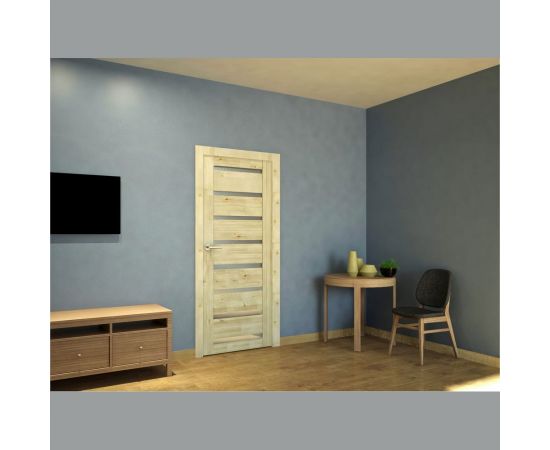 Дверное полотно остекленное ТДВ Октава 2000x900 мм, сорт АВ 1702015 – изображение 3