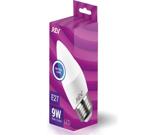 Светодиодная лампа REV C37 Е27 9W, 4000K, 32413 3 – изображение 3