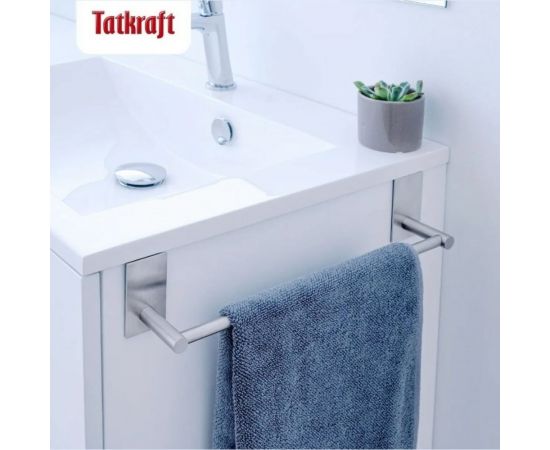 Планка для полотенец Tatkraft John Self адгезивная, L40xH8xW6 cм, выдерживает до 5 кг 11328 – изображение 3