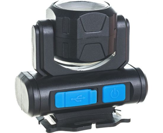 Светодиодный налобный фонарь КОСМОС 3Вт XPE, 5Вт COB, 1200Mah LI-On, зарядка Micro USB KOCH5WLi-On – изображение 4