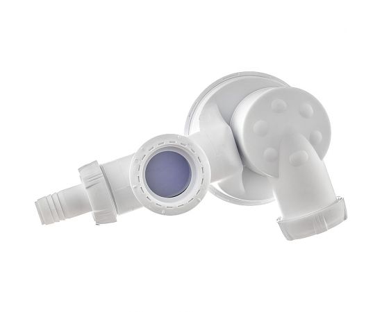 Сифон Wirquin ESPACE 1 1/2 х 40 мм, сверхплоский, с отводом для стиральной машины, без выпуска 30717975 – изображение 4