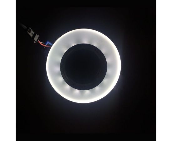 Светильник Ecola GX53 H4 LD5310 Glass стекло, круг, подсветка хром - матовый 38x126 SL53RNECH – изображение 4