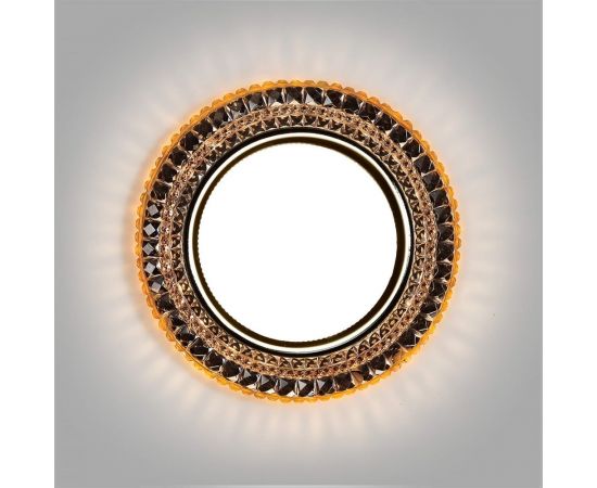 Встраиваемый светильник Smartbuy под лампу GX53 с LED подсветкой шампань SBL-071CHM-GX53 – изображение 4